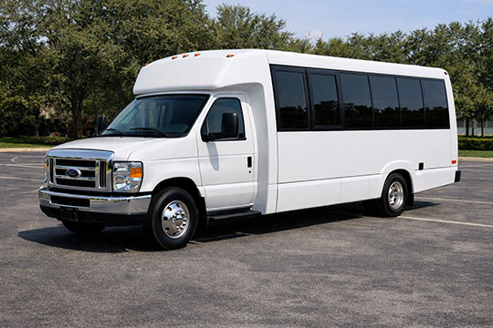 18-passenger minibus available for charter in Olathe, KS