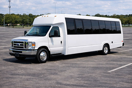 25-passenger minibus available for charter in Olathe, KS